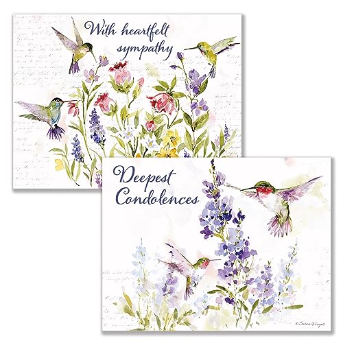 Image of Lang, Hummingbird Sympathy Assorted Boxed Note Cards