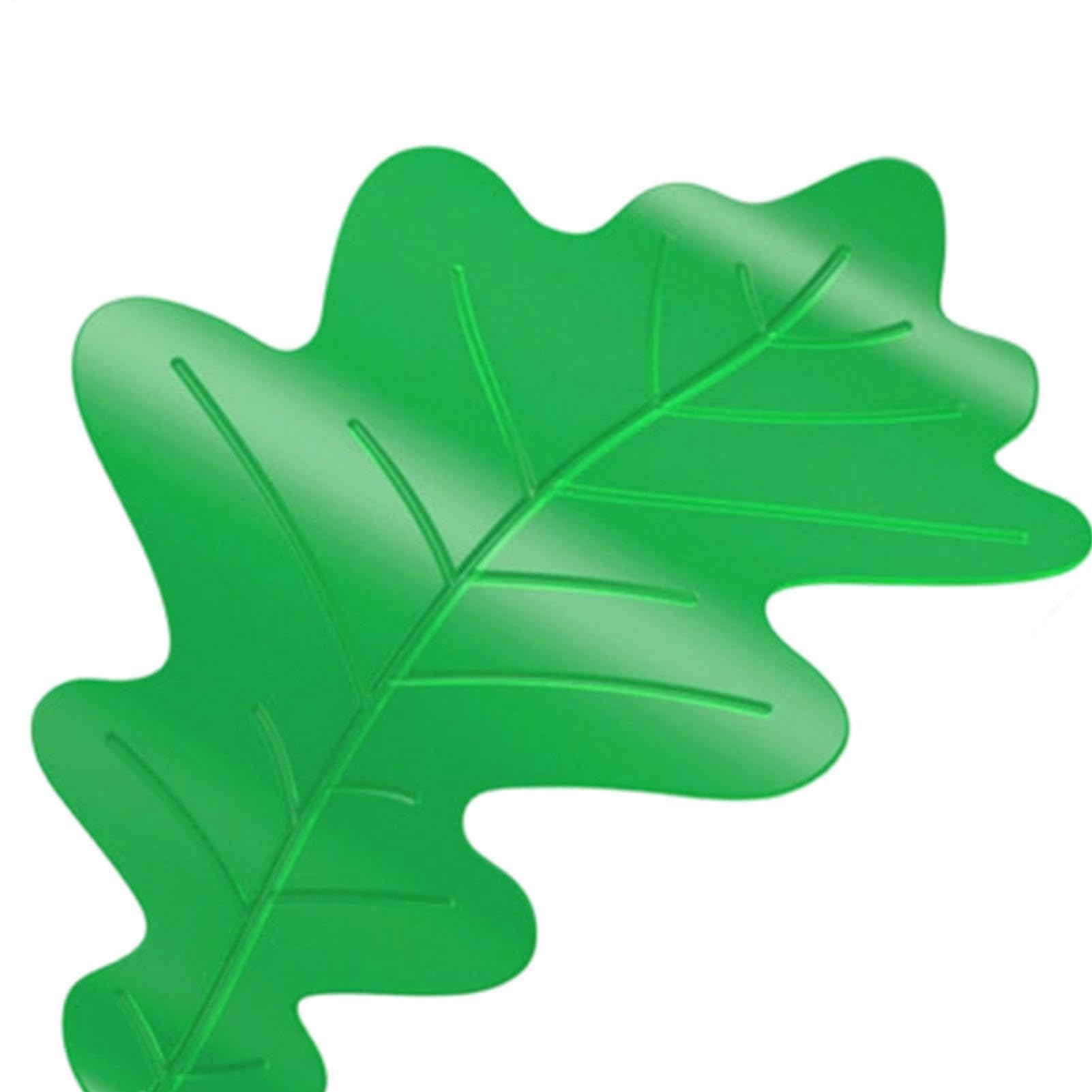 Lot de 5 décorations de terrarium artificielles en forme de feuilles pour rongeurs, lézards, petits animaux, utilisation en intérieur/extérieur