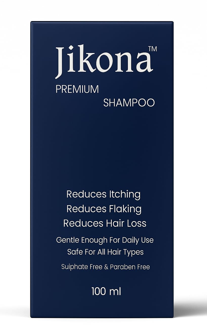 Jikona Premium Dandruff Control Shampoo | Reduces Itching, Flaking & Hair Loss | Gentle Daily Use Formula | Sulphate & Paraben Free | Safe for All Hair Types -(100ml)-picture-33