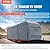 VEVOR Travel Trailer Cover, 18-20' RV Cover, 4-Layer Non-Woven Fabric Camper Cover, Waterproof, Windproof and Wear-Resistant Class A RV Cover, Rip-Stop Camper Cover with Storage Bag and Patches