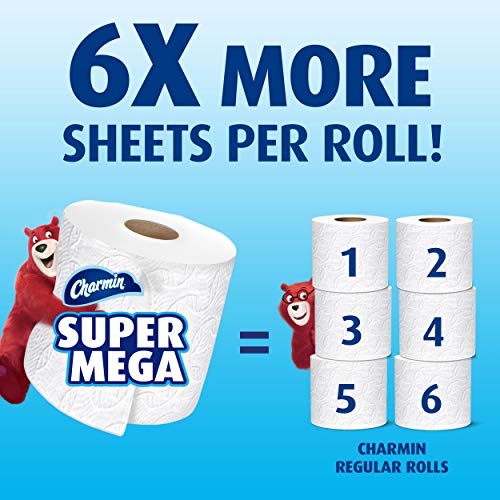 Image of Charmin Ultra Strong Toilet Paper, Super Mega Roll, 8 Count of 426 2-Ply Sheets Per Roll