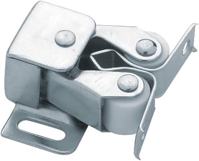 Liberty C08820L-UC-U Double Roller Catch with Spear, 2-Pack