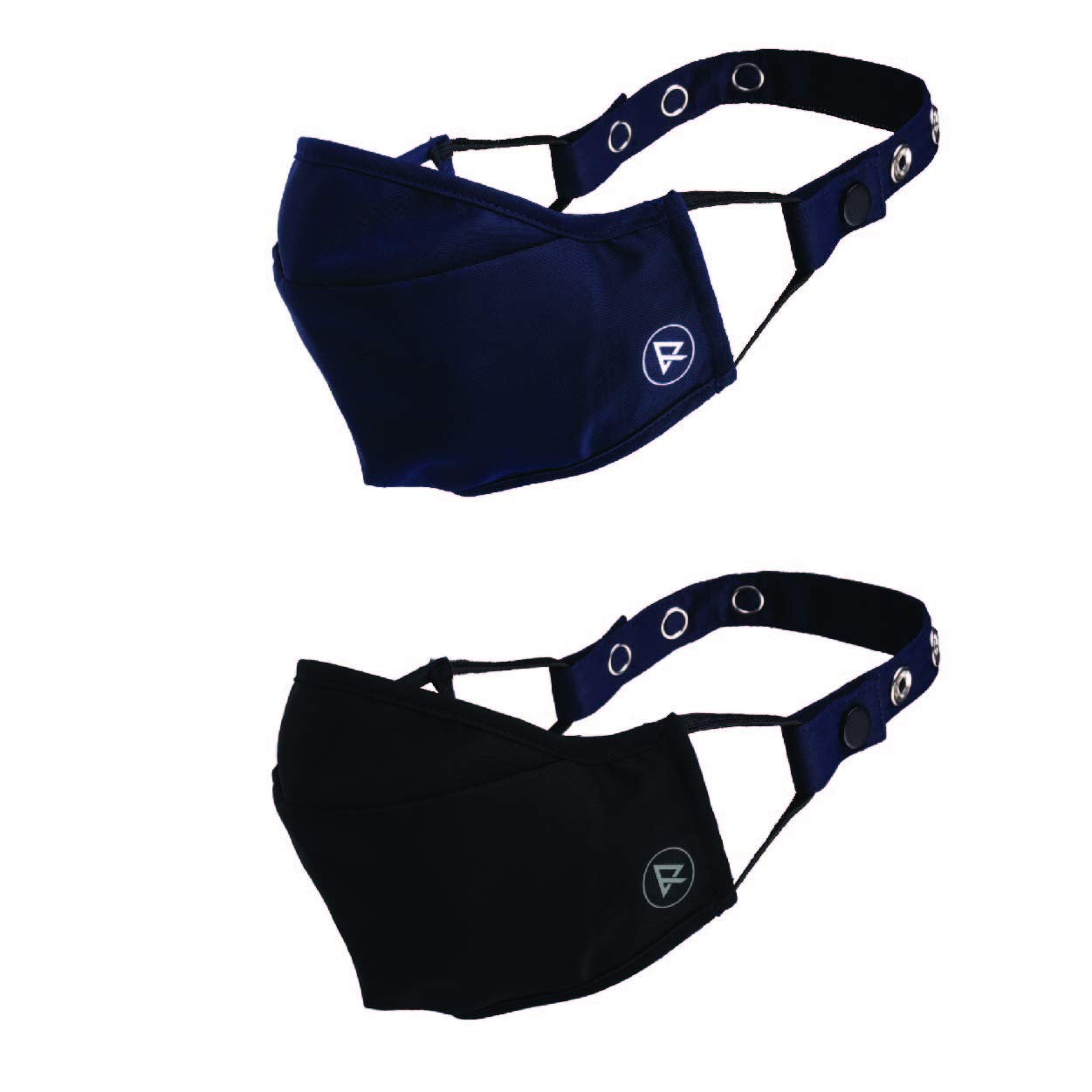 Zero Re-usable Face Mask with Headband and Earloop Adjuster (Pack of 2)| Treated with Heiq Viroblock NPJ03 | Advanced Silver & Vescicle technology | EPA registered