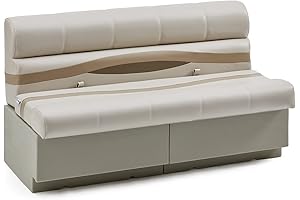 DeckMate Padded 55 inch Pontoon Seat Bench: Comfort Anywhere on the Water (KP55-304)