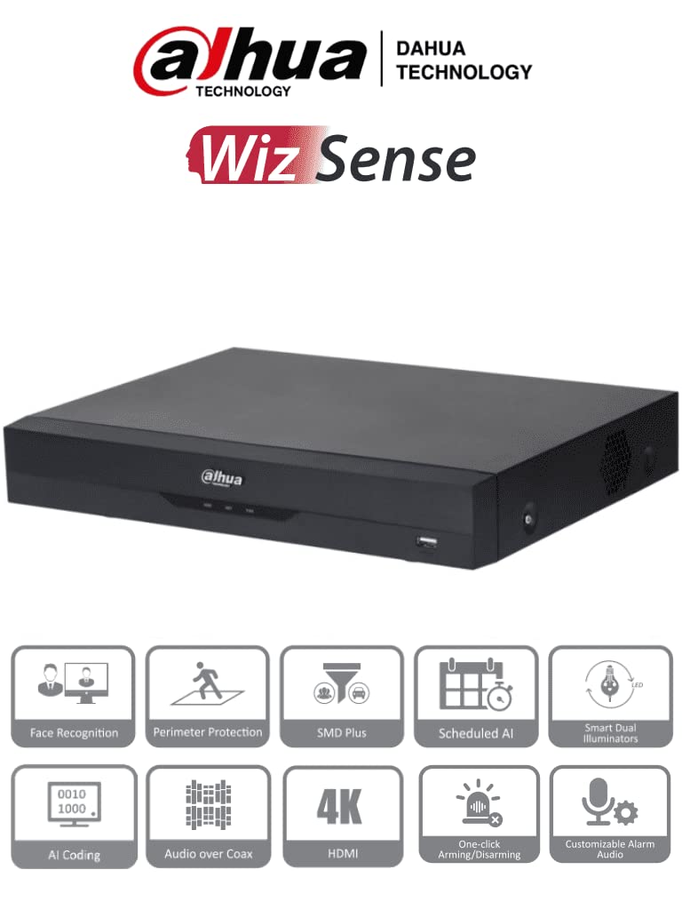 DVR DAHUA XVR5116H-4KL-I3 - 16 Canali 4K Con AI Per Videosorveglianza - Foto 14