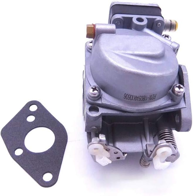 Boat Engine 3B2-03200-1 3K9-03200-0 3G0-03200-0 3B2032001M 3K9032000M 3G0032000M Carburetor Assy and 369-02011-0 369020110M Gasket for Tohatsu & for Nissan 2-stroke 9.8HP M9.8 NS9.8 Outboard Motor