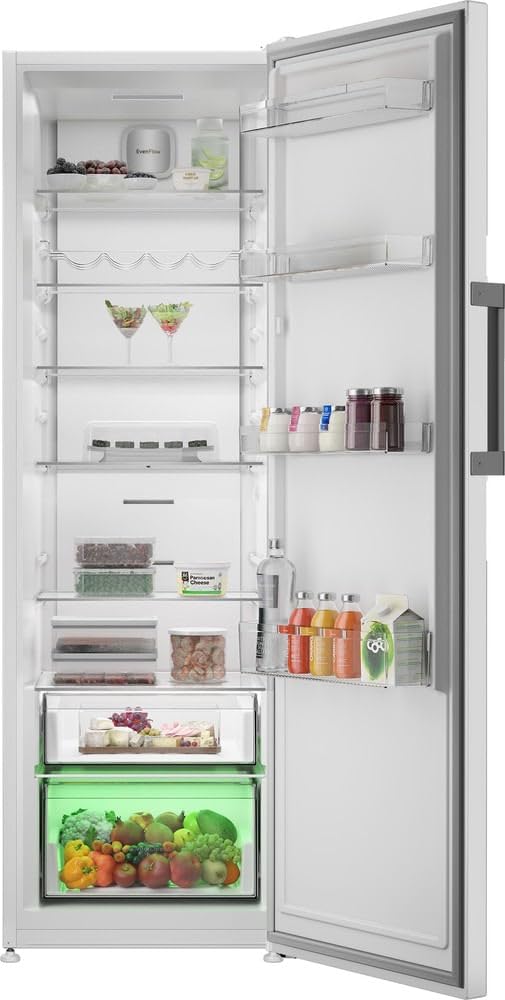 Hotpoint - HPMLF6443W4E Réfrigérateur Armoire Pose Libre 365L - Technologie No Frost et VitalCare - H 186,5 x L 59,7 x P 70,9 cm - Classe Énergétique E - Blanc