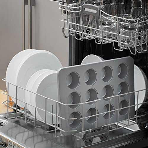 Kitchenaid Nonstick Aluminized Steel Muffin Pan, 12-Cup, Silver #TOP5