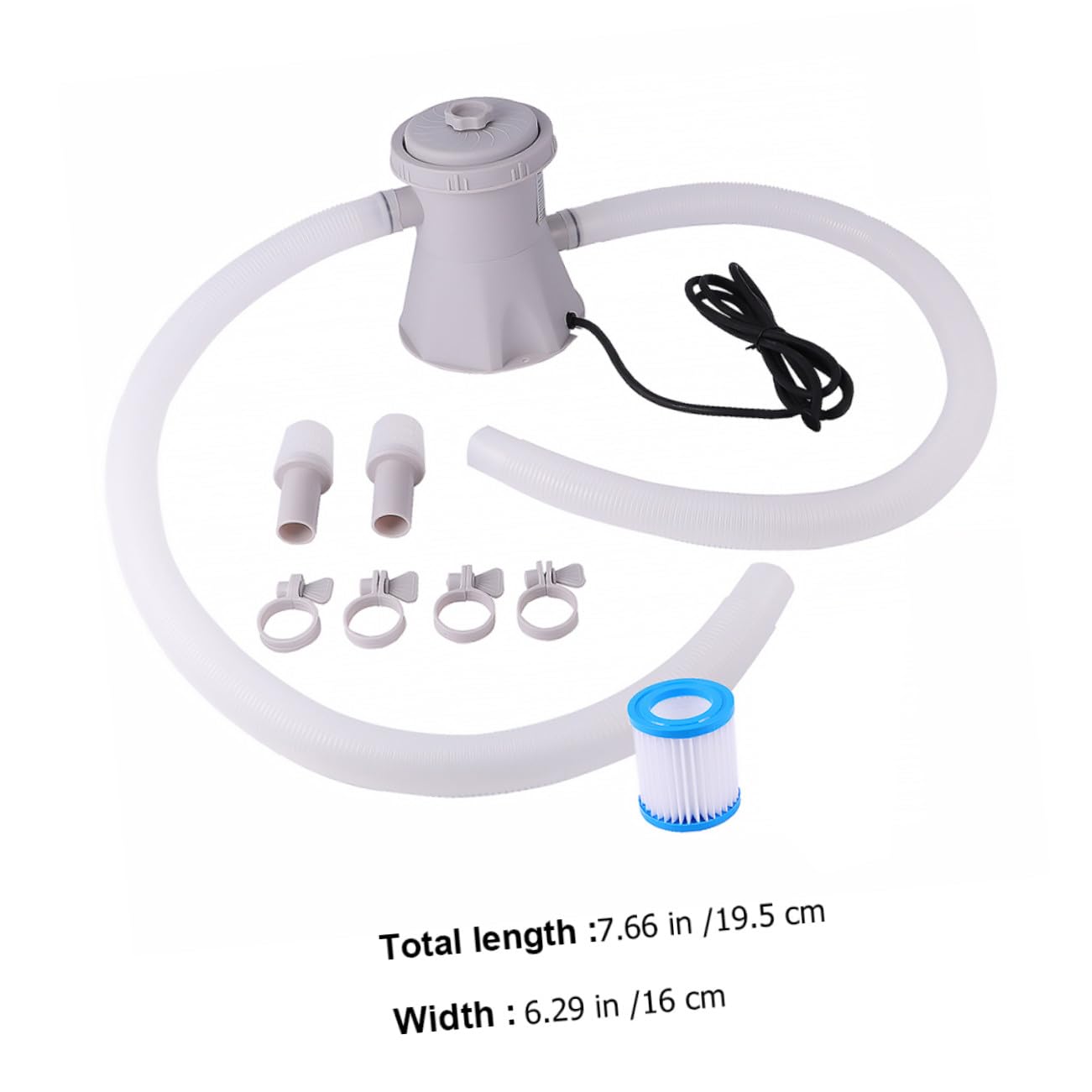 Electric Swimming Pool Plastic Filter Pump Water Circulating Pump for Family Pools with Eu Plug Easy Operation And Professional Use