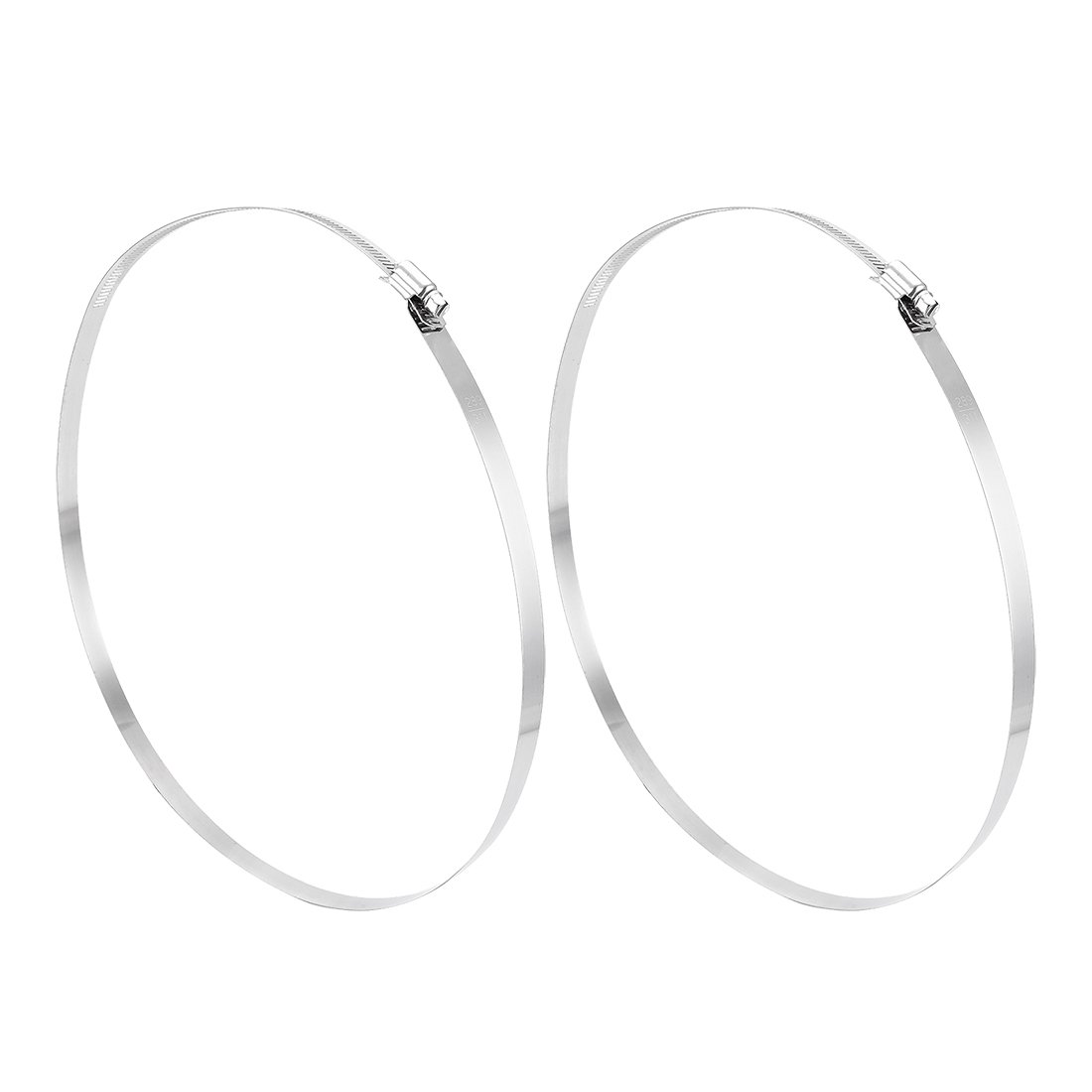 Aexit 11.4-inch to 12-inch Clamping Range 201 Stainless Steel American Worm Gear Hose Clamp 2pcs (0b98ef28fba5bedaf40b7c15d6d8ac55)
