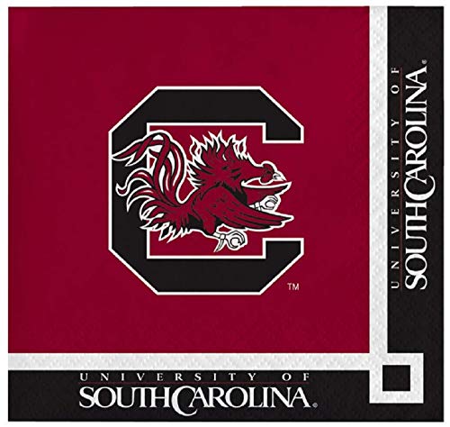 South Carolina Gamecocks Beverage Napkins, 60 Count #TOP30