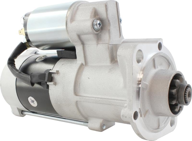 New Premium 24V 3.2KW Starter fits KUBOTA V3000 Engines Mitsubishi Planetary Gear Reduction 9 Tooth CW Rotation M8T80872 1K011-63013 M008T80872 M8T80871 1K011-63010 1K011-63011 1K011-63012 M008T80871