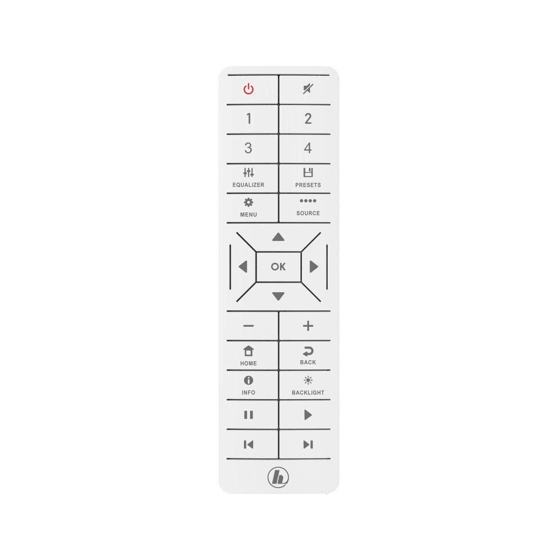 Hama Radio Cyfrowe DIR3300SBT FM/DAB/DAB+/INT/BT (radio internetowe, gniazdo USB A/F/jack 3,5mm, 2.4GHz/5GHz, 20 W, stereo, pilot, 24,5 x 15,5 x 15,5 cm, kabel 1,8m) białe