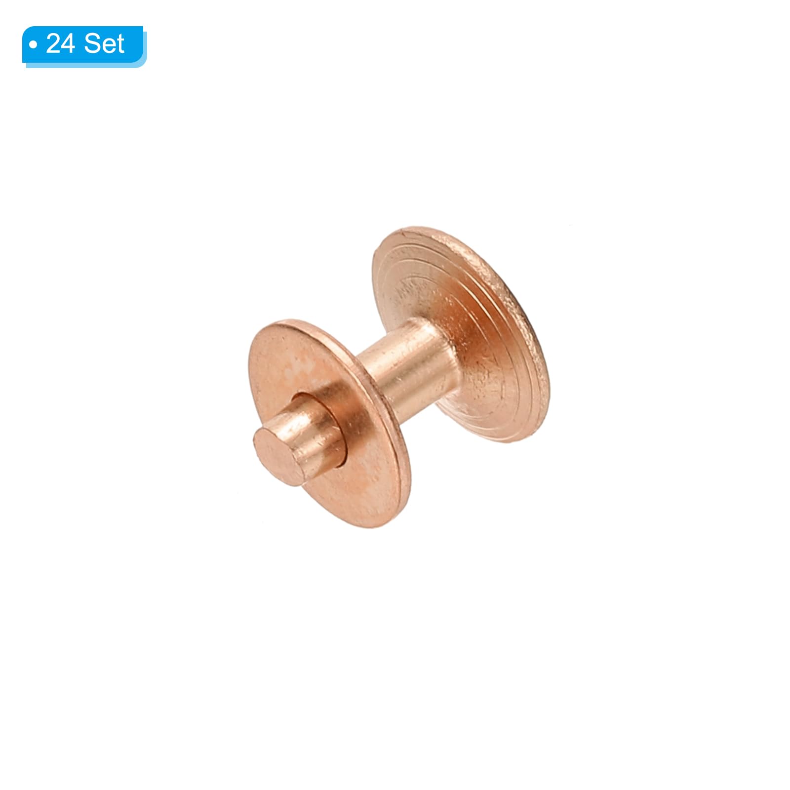 PATIKIL 12x4x10mm Leather Rivets and Burrs - Image 3