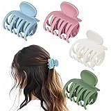 Women's small claw clip suitable for thin coarse curly hair 90s strong fixed small claw clip 4 piece