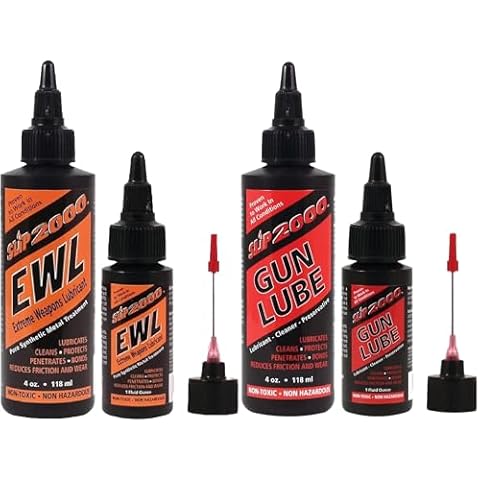 Slip 2000 EWL (Extreme Weapons Lubricant) Buddy Pack + Gun Lube Combo Pack with Needle Tip Applicators Cover