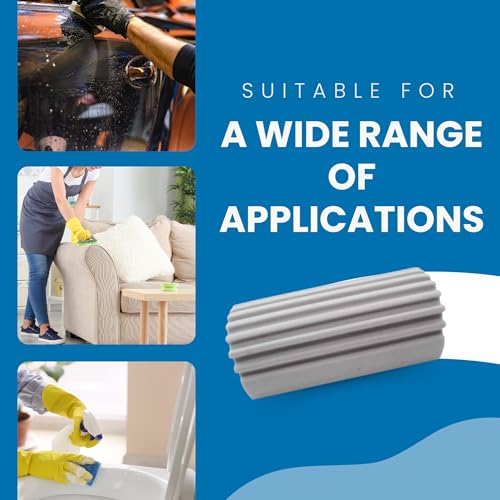Image of Gadgetime USA Damp Clean Duster for Cleaning - Reusable Household Duster Sponges for Cleaning Blinds, Glass, Baseboards, Vents, Mirrors, Cobweb, Glass, Tiled Walls, Fans & Furniture