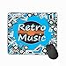 Produktbild Kundenspezifische Rechteck-Mauspad, niedliche Gaming-Mauspad-Mattengeräte Audio-Tonbandgeräte Kassetten-Schallplatten 70er-Jahre-Texturrahmen Retro-Musik