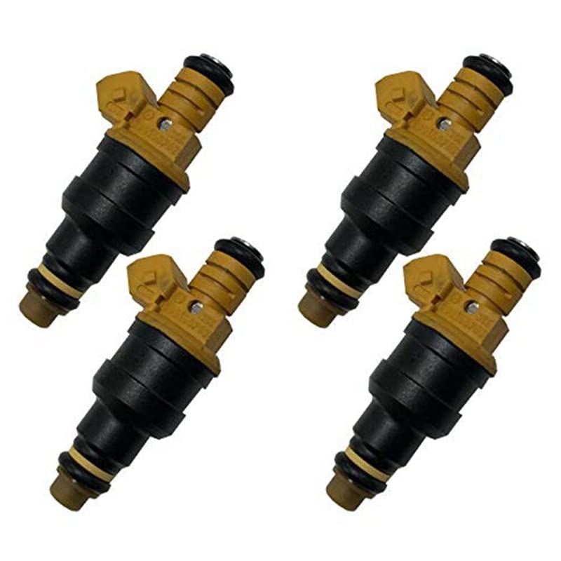 Inyector de Combustible 4PCS Inyector de pulverización de Combustible Juego de inyectores de Combustible para automóvil 0280150762 405 505 para 240 244 245 740 780 940 1.9L 2.2L 2.3L