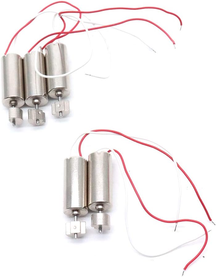 Hxchen DC1.5-4.5V 13000RPM Mobile Phone Micro Vibrating Motor 6x14mm for Toys DIY - (5 Pcs)