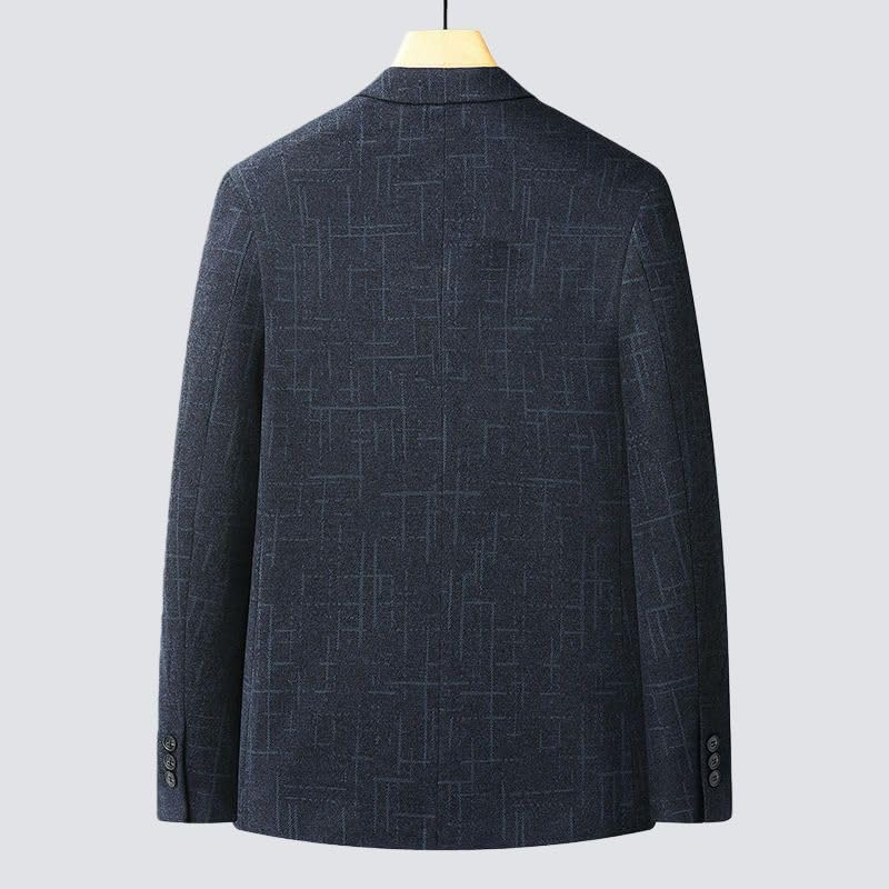 Blazer décontracté pour homme fini les plis avec la veste moderne