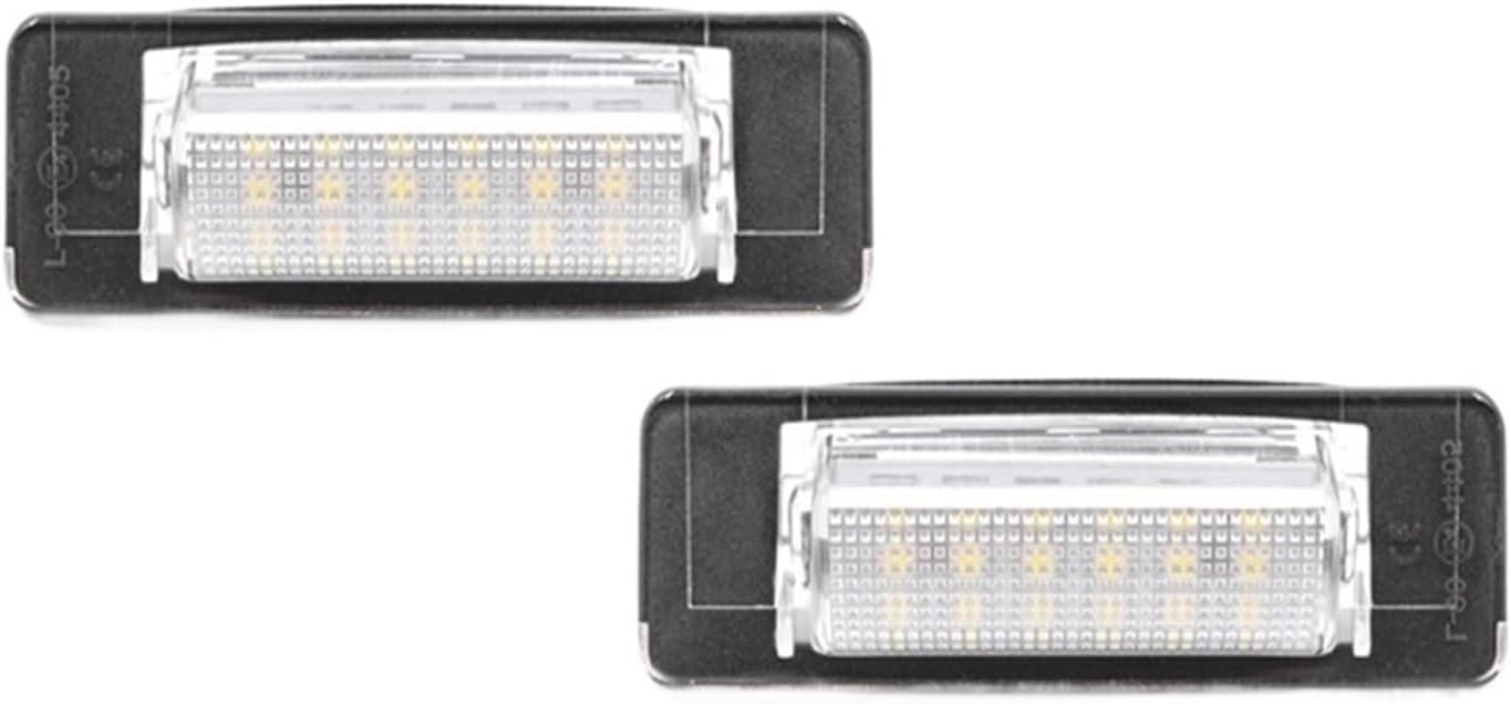 Canbus Car Rear Led Number License Plate Light Compatible with Benz W210 E300 E320 E420 W202 4D C230 C280 C43 AMG Auto Parking Tag Lamps