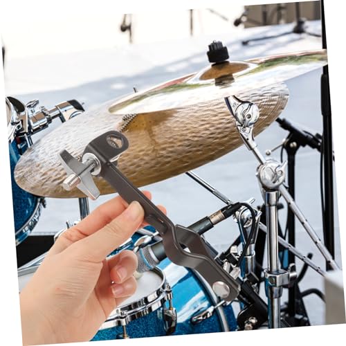 Soporte de montaje con abrazadera para cowbell Toddmomy Jazz Drum, instrumento de percusión con ajuste de ángulo con trinquete para configuración óptima y rendimiento mejorado miniatura 2
