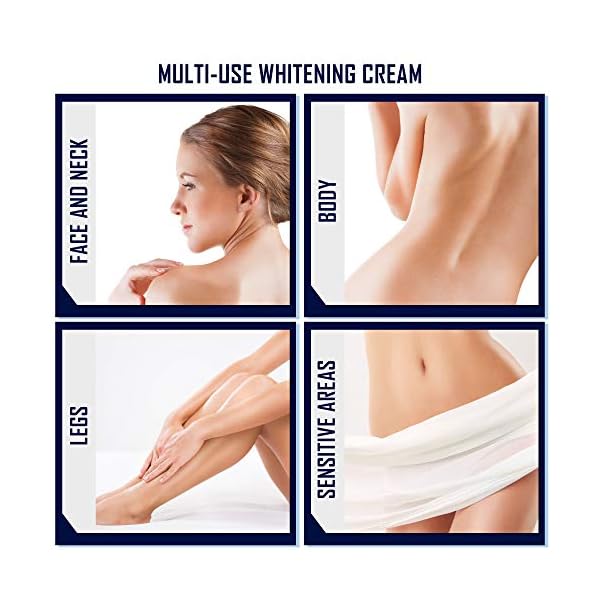 Intimate-Whitening-Cream-Made-in-USA-Skin-Lightening-Gel-for-Body-Face-Bikini-and-Sensitive-Areas-Underarm-Bleaching-Cream-with-Mulberry-Extract-Arbutin-Licorice-Extract-17-oz Intimate Whitening Cream - Made in USA Skin Lightening Gel for Body, Face, Bikini and Sensitive Areas - Underarm…