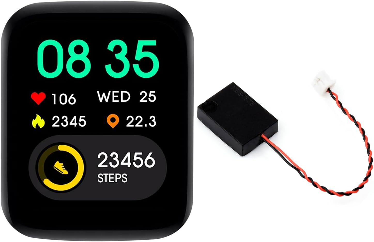 Waveshare ESP32-C6 1.69inch LCD Development Board, 240×280 Pixels, Supports Wi-Fi 6 / BLE 5, 160MHz RISC-V Processor, AI Speech, ESP32 with Display, with Touch Function