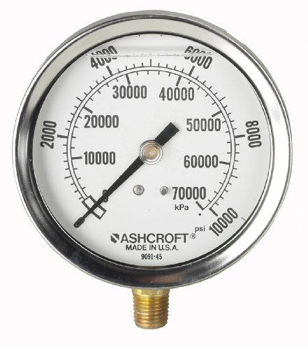 OTC (9659) Pressure Gauge with 2-Scales Liquid Filled