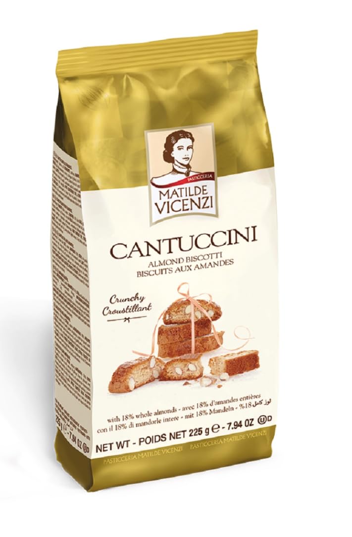 Matilde Vicenzi Cantuccini with almonds 225g - Pack of 3