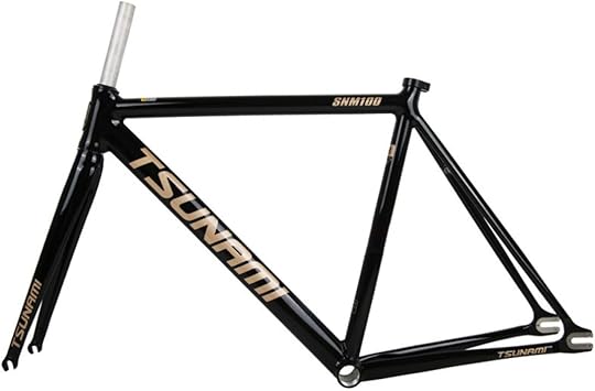 Fixed Gear Bike Frameset 700C Aluminum Alloy Bike Frame 49/52/55/58CM Signle Speed Track Bike Frame C Brake QR 100/120mm BSA68mm with Fork