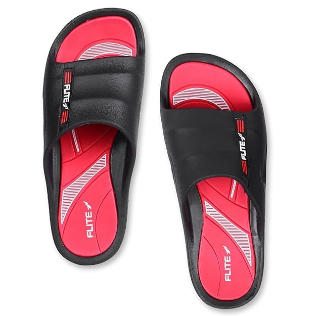 Image of FLITE Slides for Men | FL 185 Comfortable Casual Slippers | Lightweight EVA Sole, PVC Upper