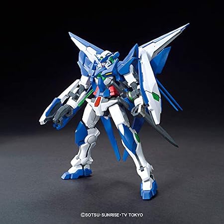 HGBF ガンダムビルドファイターズトライ ガンダムアメイジングエクシア 1/144スケール 色分け済みプラモデル