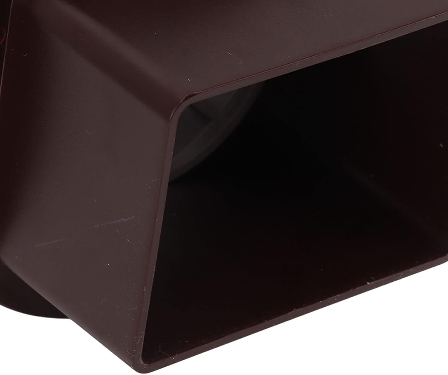 Horoper Plastic Universal Downspout to Drain Pipe Tile Adapter, Downspout Adapter Plastic Drain Adapter Replacement Downpipe Converter Connector with Screws(Brown S 2x3in)