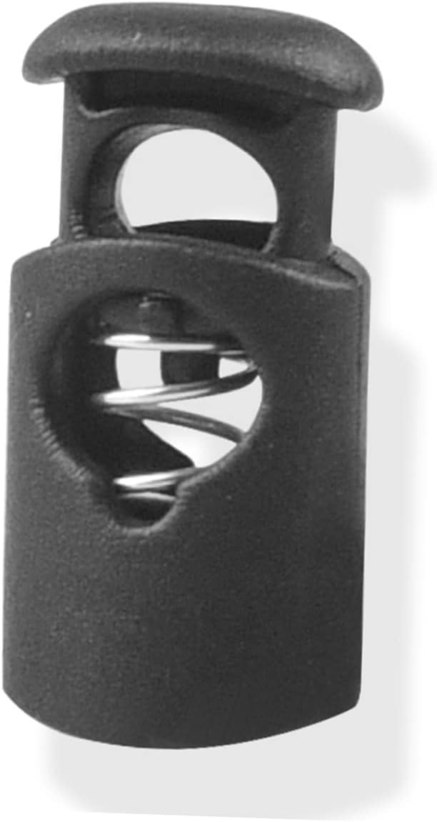 Gadpiparty Adjustable Spring Plug Cord Locks for Bags Clothing and Shoelaces Durable Plastic Draw Stop Slider for