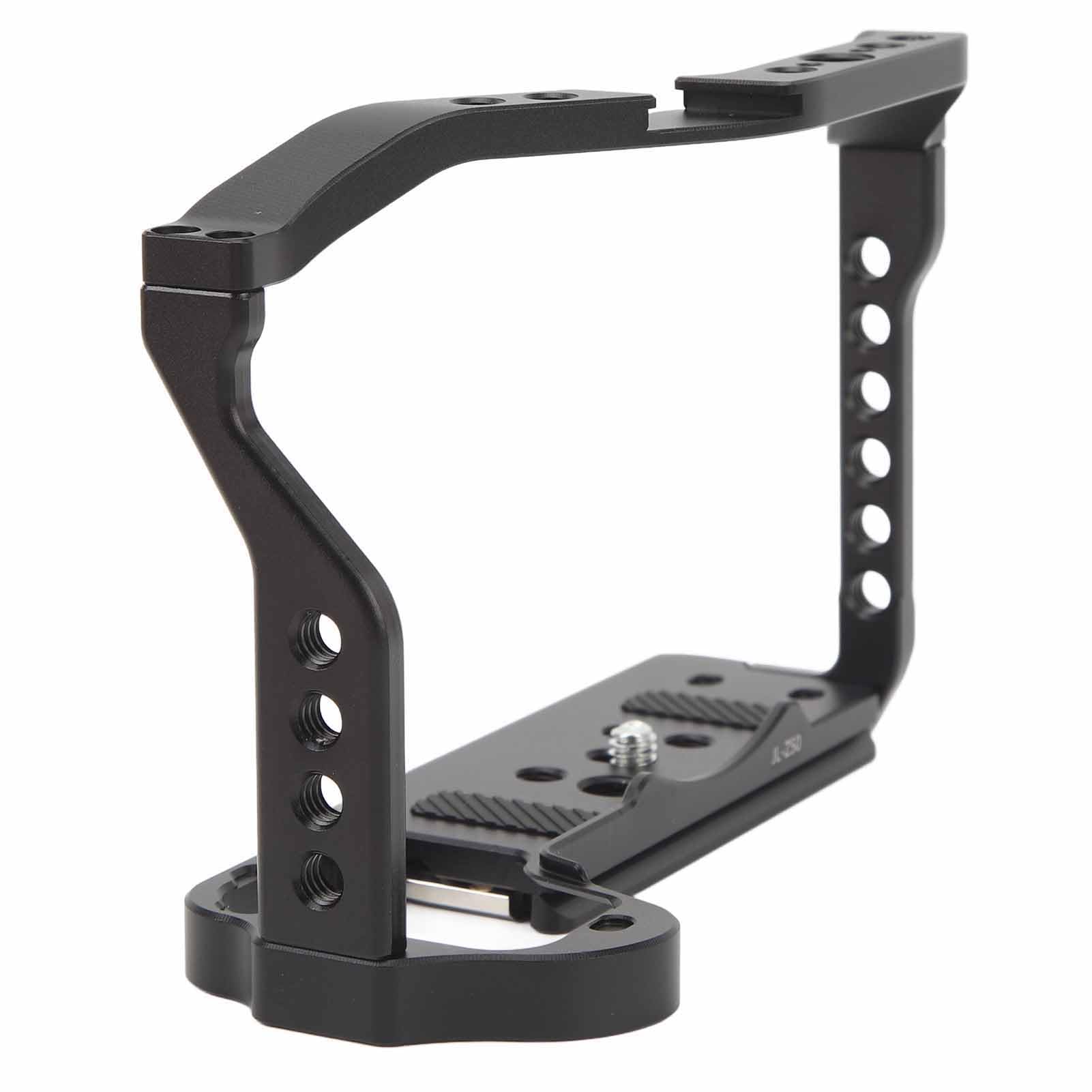 Jaula de Cámara Completa Compatible con Z50, Estabilizador de Plataforma DSLR de Aleación de Aluminio con Roscas de 1/4 y 3/8, Zapata Fría, para Montaje Arca para Vlogging,