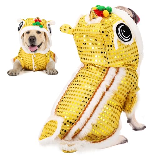 Cute-Dance-Lion-Dog-Costume-with-Sequins-Chinese-New-Year-Pet-Costume-Chinese-Lion-Dance-Costume-Cat-Dog-Clothes-Hoodies-Coat-for-Small-Dogs-New-Year-Spring-Festival-Dress-up