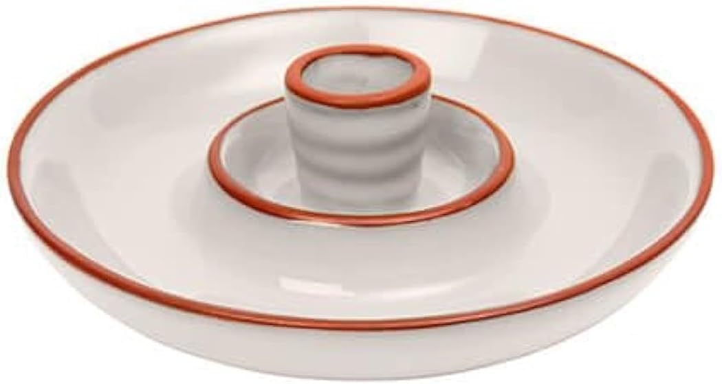 Sintra Glazed Terracotta Olive Dish - Stone