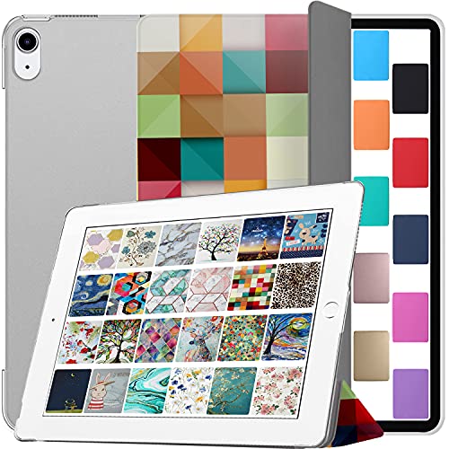 Image of DuraSafe Cases For iPad Mini 6 Gen 2021 8.3 Inch [ Mini 6th Gen ] A2567 A2568 A2569 MK7M3HN /A MLWL3HN /A MK7R3HN /A MK7P3HN /A MLWR3HN /A MK7X3HN /A MK7V3HN /A MK893HN /A Printed Cover Hard Back - Color Grid
