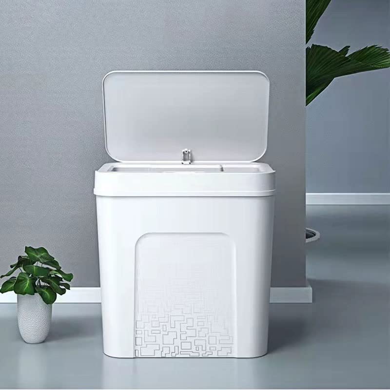 Bote de basura automático sensor inteligente baño miniatura 3