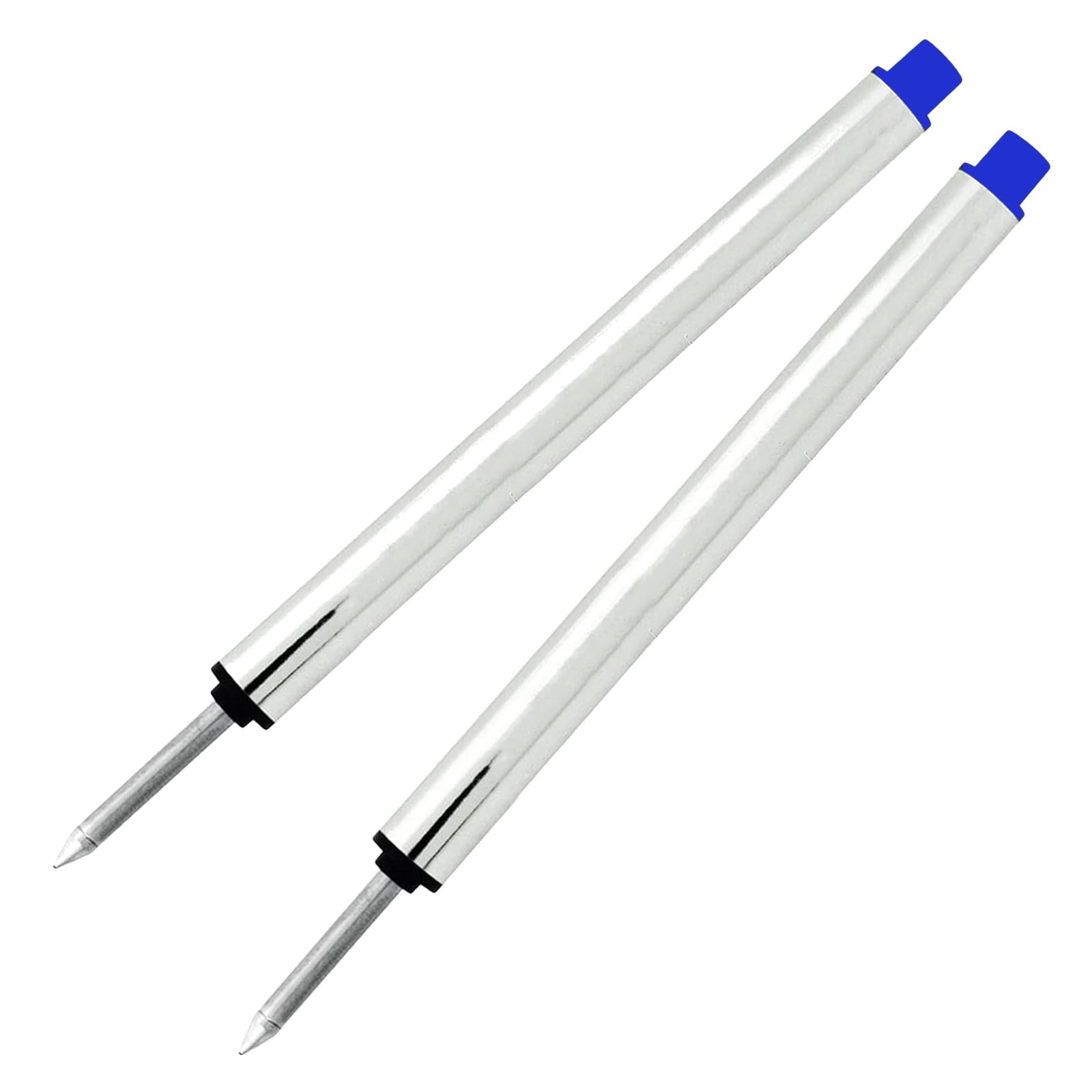 Schmidt: Medium Capless P8127 Rollerball Refill, Blue Ink, Pack of 2.