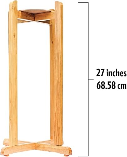 Miniatura 3 de New Wave Enviro Dispensador de agua de madera natural, acabado de madera natural, fácil montaje con accesorios incluidos, dispensador de agua de