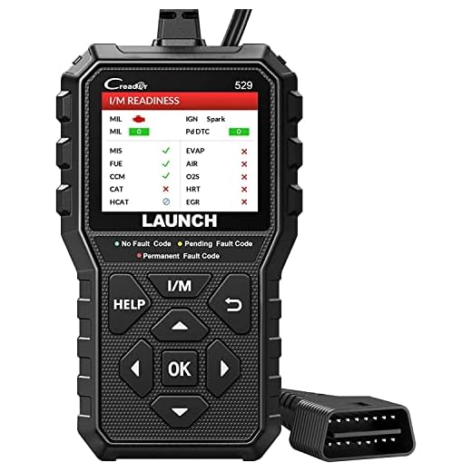 2022 Elite LAUNCH OBD2 Scanner CR529 Code Reader Check Engine Light for All OBDII Car After 1996 Full OBD2 Functions Mode 8, I/M Readiness DTC Lookup Lifetime Free Update Scan Tool [Upgrade Version]