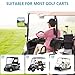 OBTANIM Adjustable Golf Cart Side Rear View Mirrors for Club Car EZ GO Yamaha and Others Carts