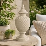 Sand Beige Finial For Entranceway or Gateway, Outdoor Garden Sculpture