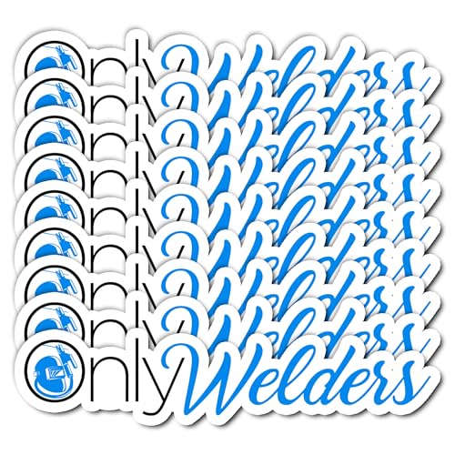 Pack 6PCS Only Welders Stickers Funny Welding Waterproof Vinyl Decals Decor Hard...