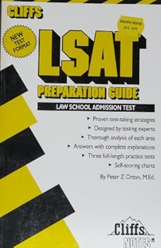 Paperback Cliffs law school admission test: Preparation guide (Cliffs Preparation Guides) Book