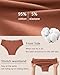 FINETOO Cotton underwear for women Cheeky Bikini Panties Low Rise Soft Lace Hipster Sexy Panty for Dailywear 6 Pack