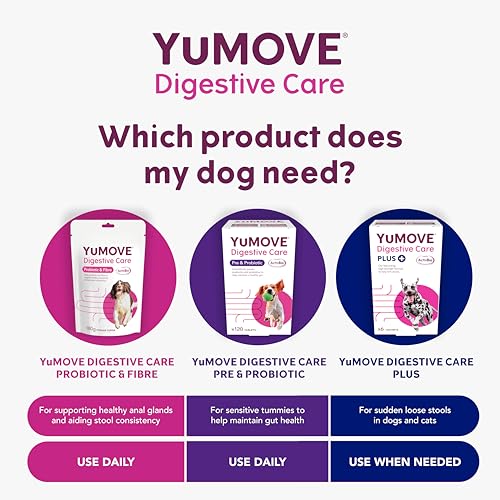 YuMOVE Digestive Care, Dog Pre and Probiotics Supplement for Gut Health, Digestive Support for All Ages and Breeds, 120 Tablets - Eco Friendly and Letter Box Ready Packaging - Image 6